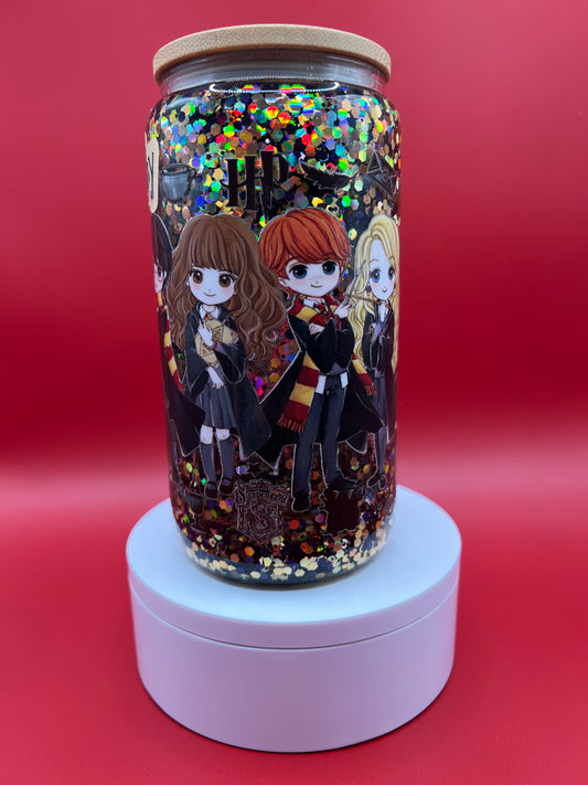 16 oz Custom Snow globe cup